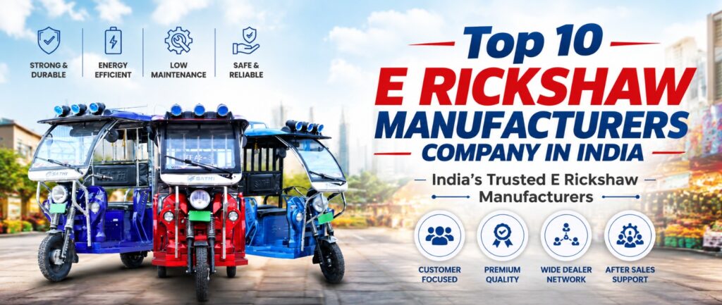 TOP 10 Electric Rickshaw Manufacturers in India