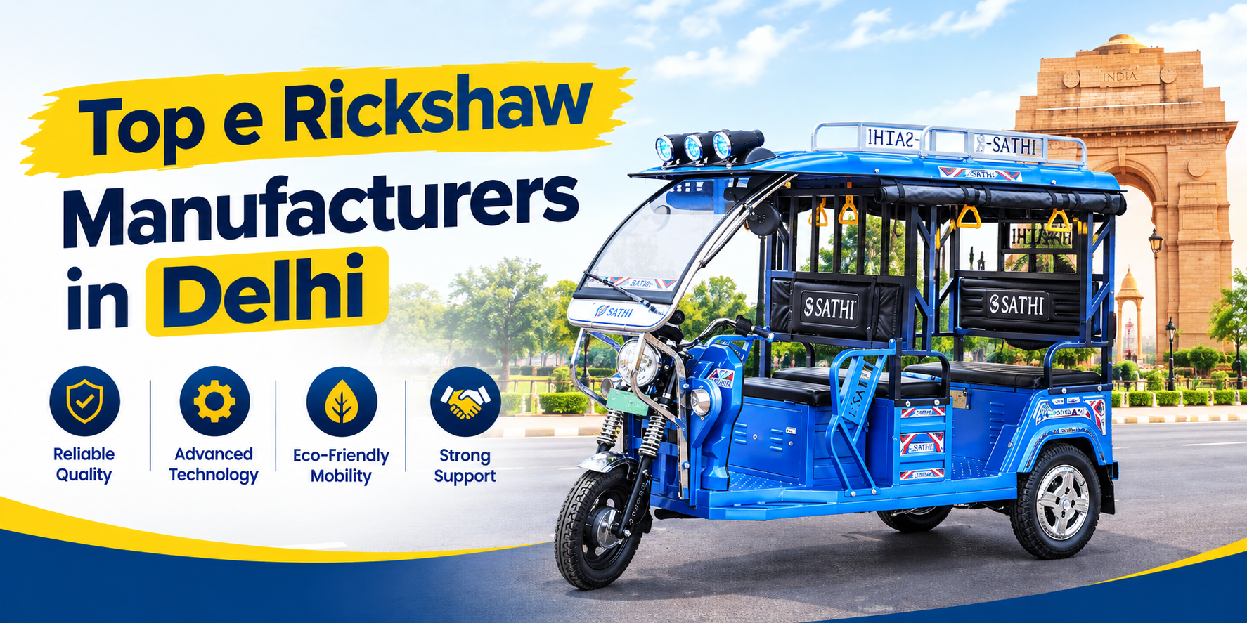 Top 10 E Rickshaw Manufacturers in Delhi